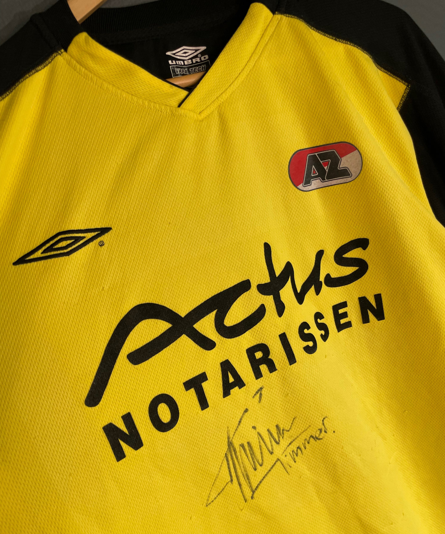 AZ Alkmaar 2004/05 Matchworn & Signed by Henk Timmer (XL)