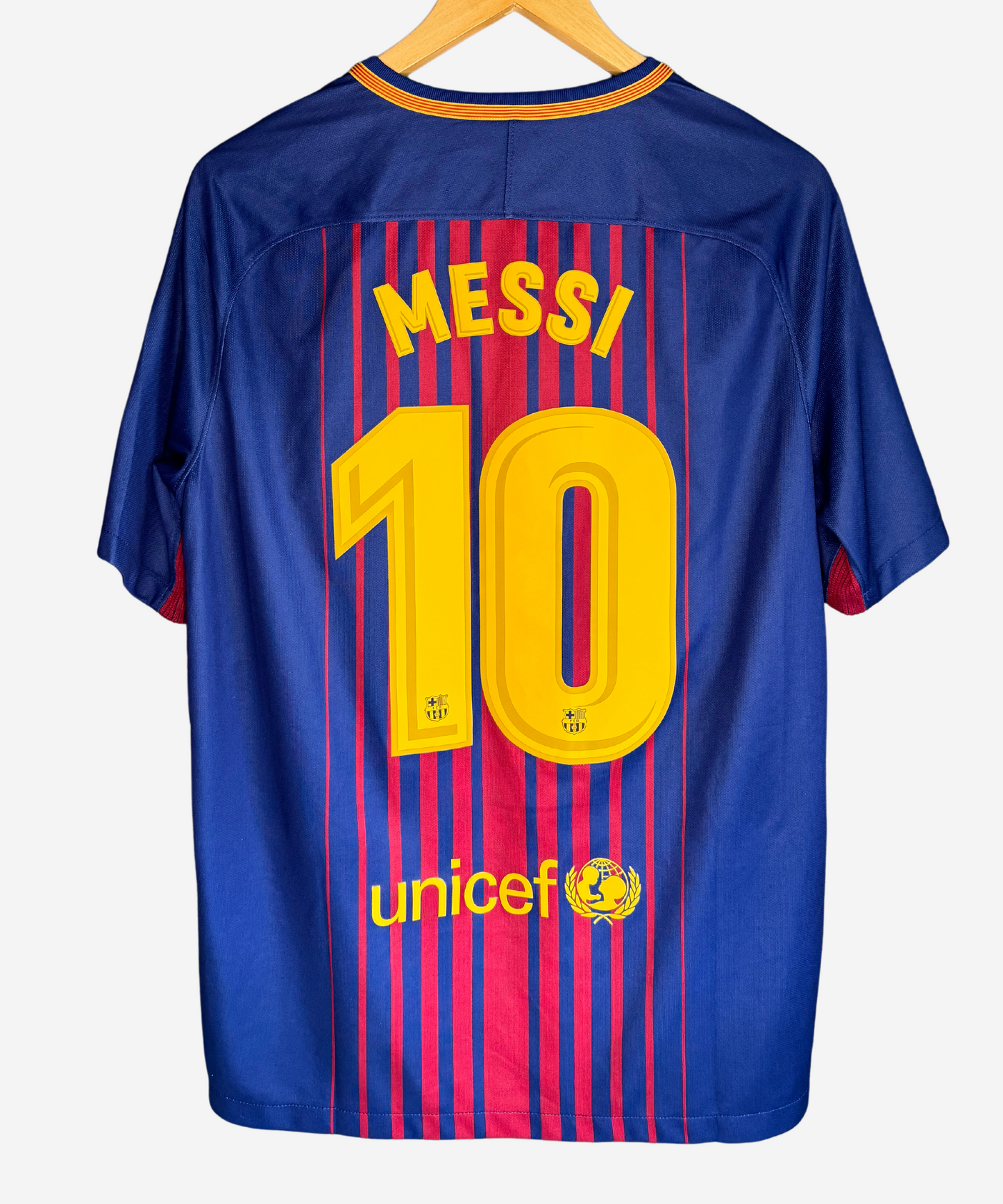 FC Barcelona 2017/18 Messi Home Kit (L)