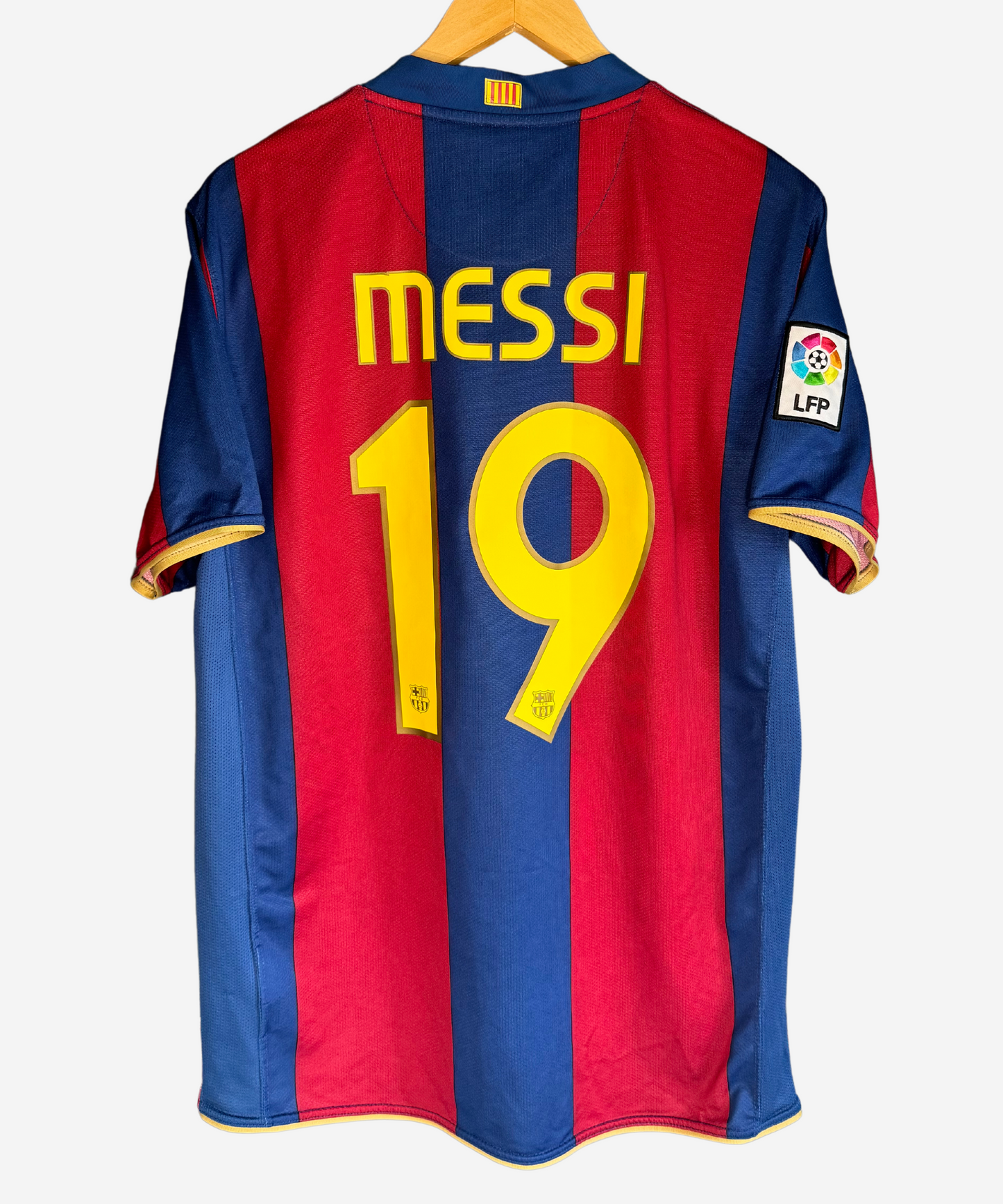 FC Barcelona 2007/08 Messi Home Kit (L)