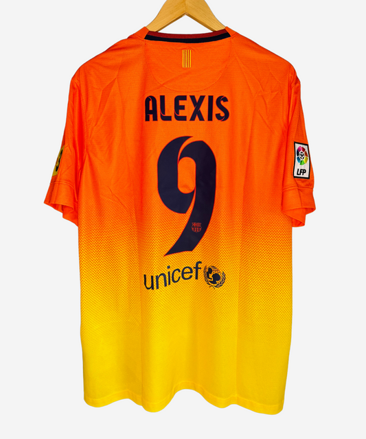 FC Barcelona 2012/13 Alexis Away Kit (L)