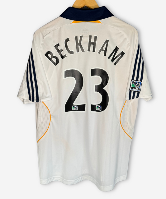 LA Galaxy 2007 Beckham Home Kit (L) *BNWT*