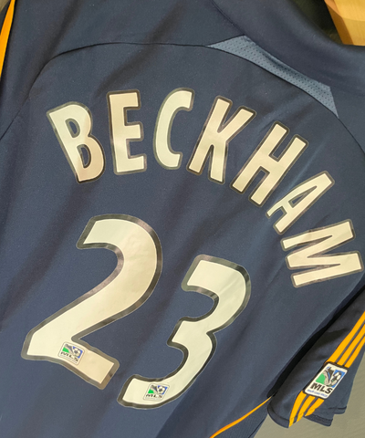 LA Galaxy 2007 Beckham Away Kit (M)
