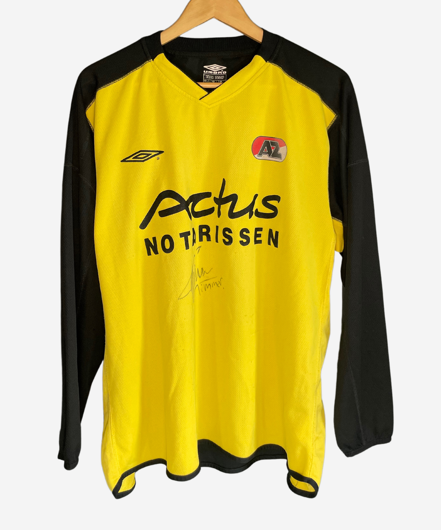 AZ Alkmaar 2004/05 Matchworn & Signed by Henk Timmer (XL)